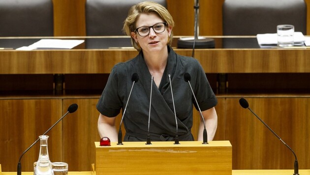 NEOS-Chefin Beate Meinl-Reisinger war bereits von 2013 bis 2015 Nationalratsabgeordnete. (Bild: Parlamentsdirektion/Bildagentur Zolles KG/Christian Hofer)