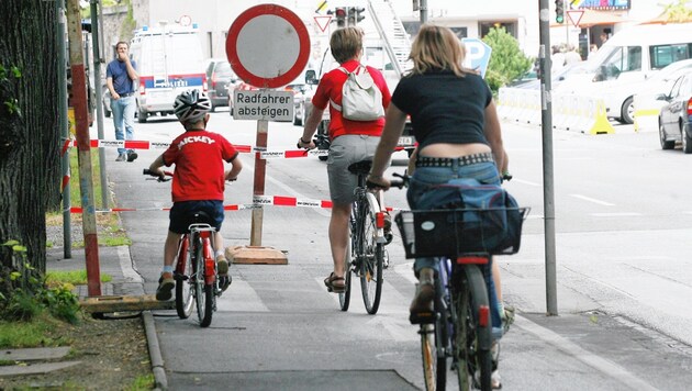 Radfahrer sollen in Graz nun schon bald Vorrang haben. (Bild: KRONEN ZEITUNG)