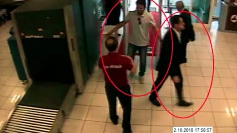 Eine weitere Aufnahme zeigt den angeblichen „Kopf des Vollstreckerteams“ am Flughafen von Istanbul. (Bild: AP)