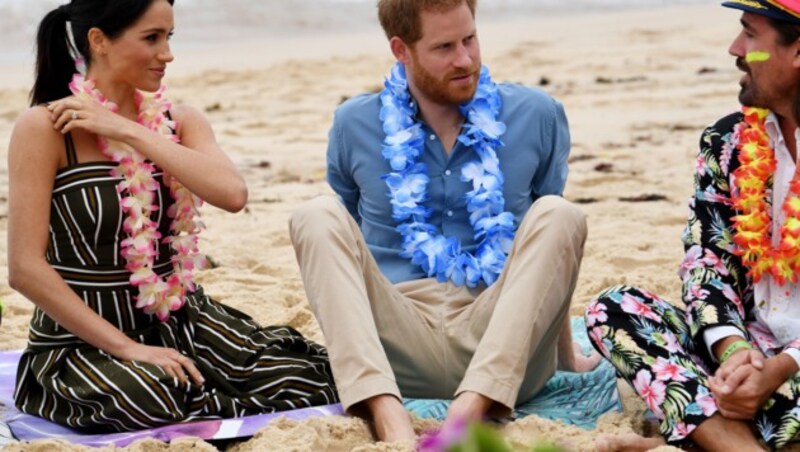 Meghan und Harry am Bondi Beach in Sydney (Bild: Copyright 2018 The Associated Press. All rights reserved)