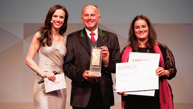 Sepp Eisl bei der Verleihung des „CeresAwards“ in Berlin. (Bild: Timo Jaworr)