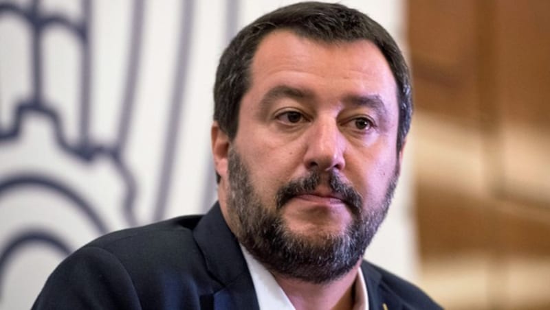 Italiens Vizepremier Salvini (Bild: APA/AFP/MLADEN ANTONOV)