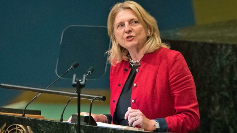 Außenministerin Karin Kneissl ist eine Expertin für den Nahen Osten und genießt in zahlreichen arabischen Staaten großes Ansehen. (Bild: AP)