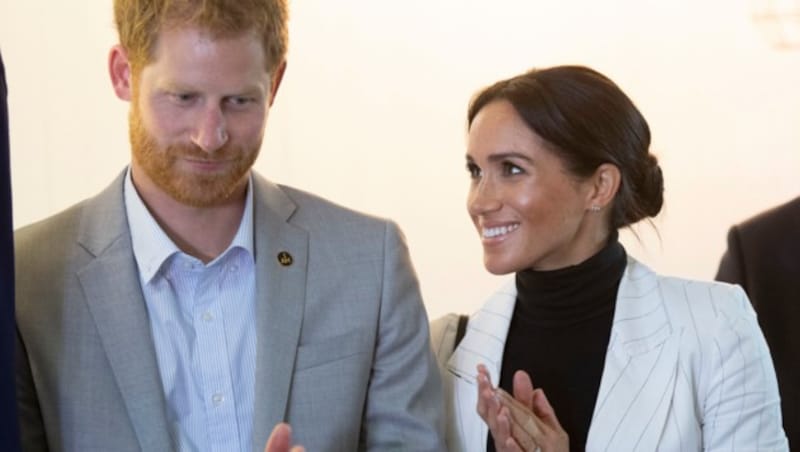 Harry und Meghan bei den Invictus Games (Bild: Paul Edwards The Sun)