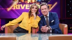 Kim Fisher und Jörg Kachelmann moderieren künftig gemeinsam die MDR-Talkshow „Riverboat“. (Bild: MDR/Kirsten Nijhof)