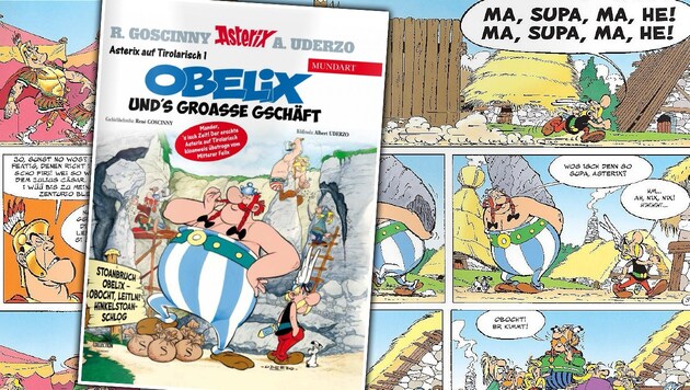 (Bild: © Asterix® - Obelix® - Idefix ® / © 2018 Les Éditions Albert René, krone.at-Grafik)