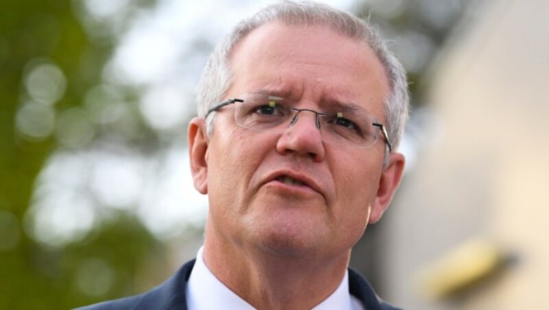 Australiens Premierminister Scott Morrison (Bild: AP)