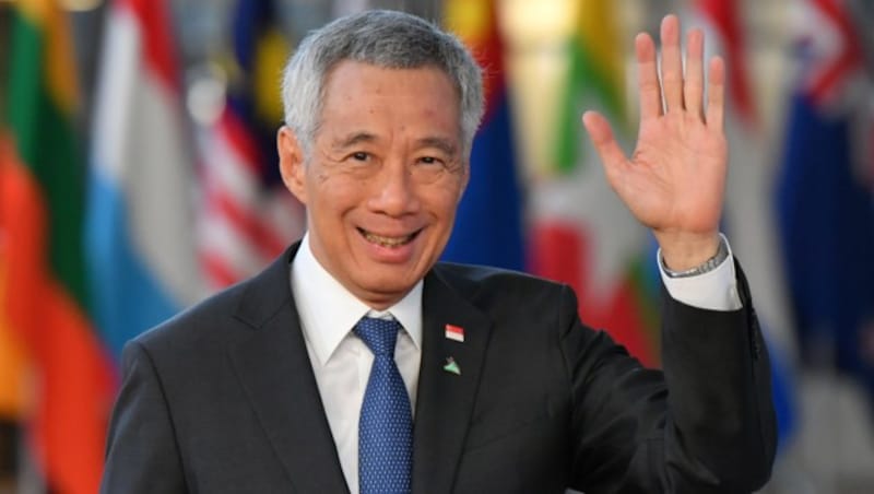 Umgerechnet 1,38 Millionen Euro kassiert Singapurs Premierminister Lee Hsien Loong. (Bild: AFP)