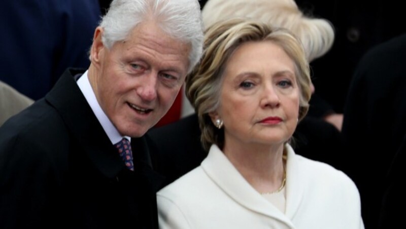 Bill und Hillary Clinton (Bild: AP)