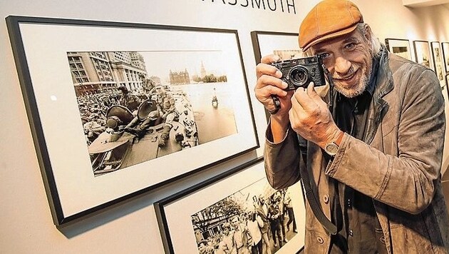 Der deutsche Fotograf Jürgen Wassmuth hat die Leica M immer im Anschlag. (Bild: Markus Tschepp)