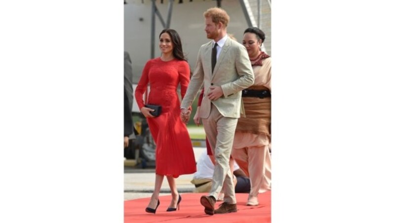 Herzogin Meghan und Prinz Harry (Bild: AFP)