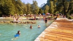 Das Strandbad im Europacamp der Sozialistischen Jugend (Bild: sj-ooe.at)