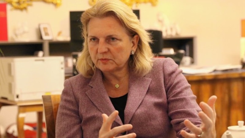 Außenministerin Karin Kneissl (Bild: Zwefo)