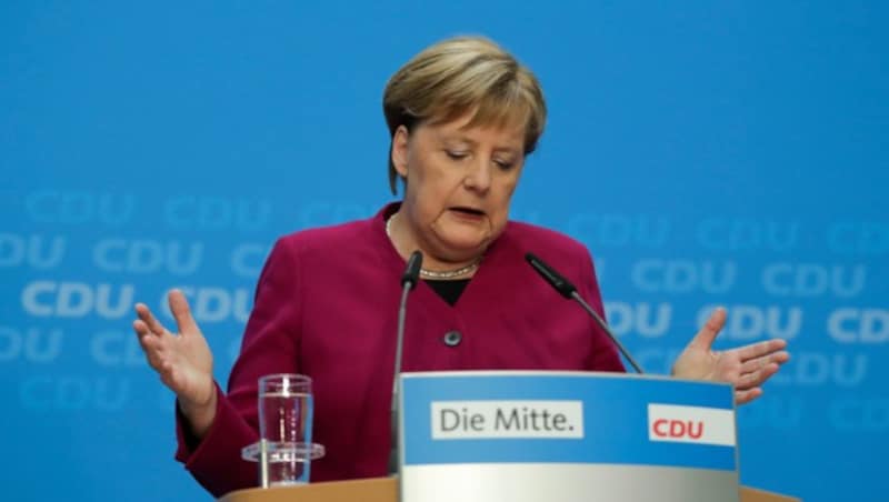 Angela Merkel bestätigt, dass sie sich schrittweise aus der Politik zurückzieht. (Bild: AP)