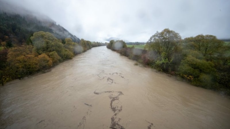 Die Drau bei Kleblach-Lind (Bezirk Spittal/Drau) (Bild: APA/EXPA/JOHANN GRODER)