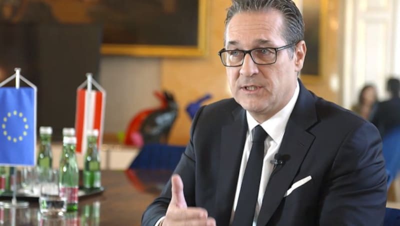 Heinz-Christian Strache (Bild: krone.tv)