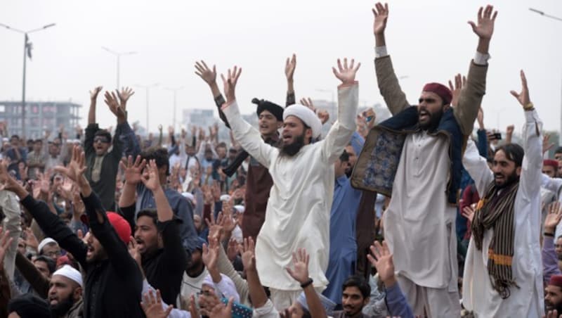 Der Freispruch von Christin Asia Bibi sorgte in Pakistan für Proteste. (Bild: AFP or licensors)