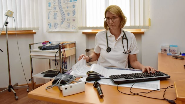 Dr. Stephanie Poggenburg ist „leidenschaftliche Hausärztin“ in Hart bei Graz (Bild: Ricardo Heintz)