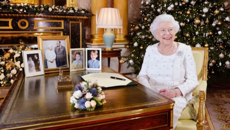 Königin Elizabeth vor ihrer traditionellen Weihnachtsansprache 2017: Sie verbringt den Heiligen Abend in Sandringham (Bild: ROTA / Camera Press / picturedesk.com)