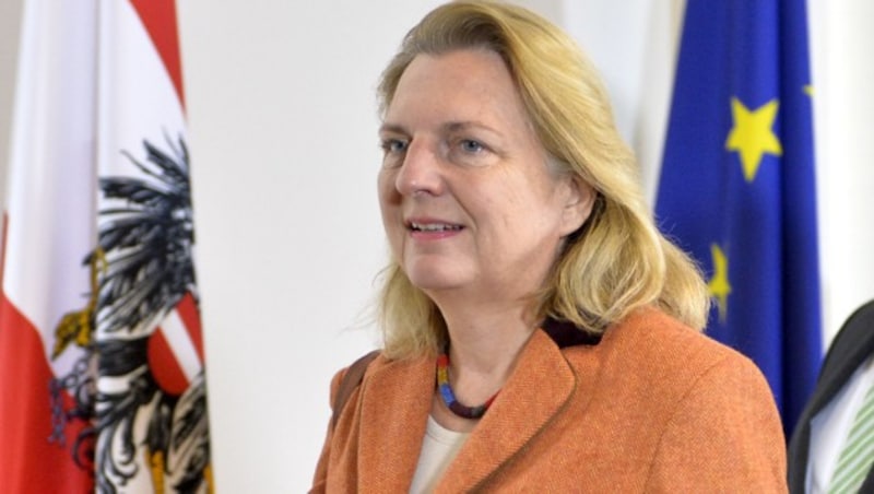 Außenministerin Karin Kneissl (Bild: APA/Herbert Neubauer)