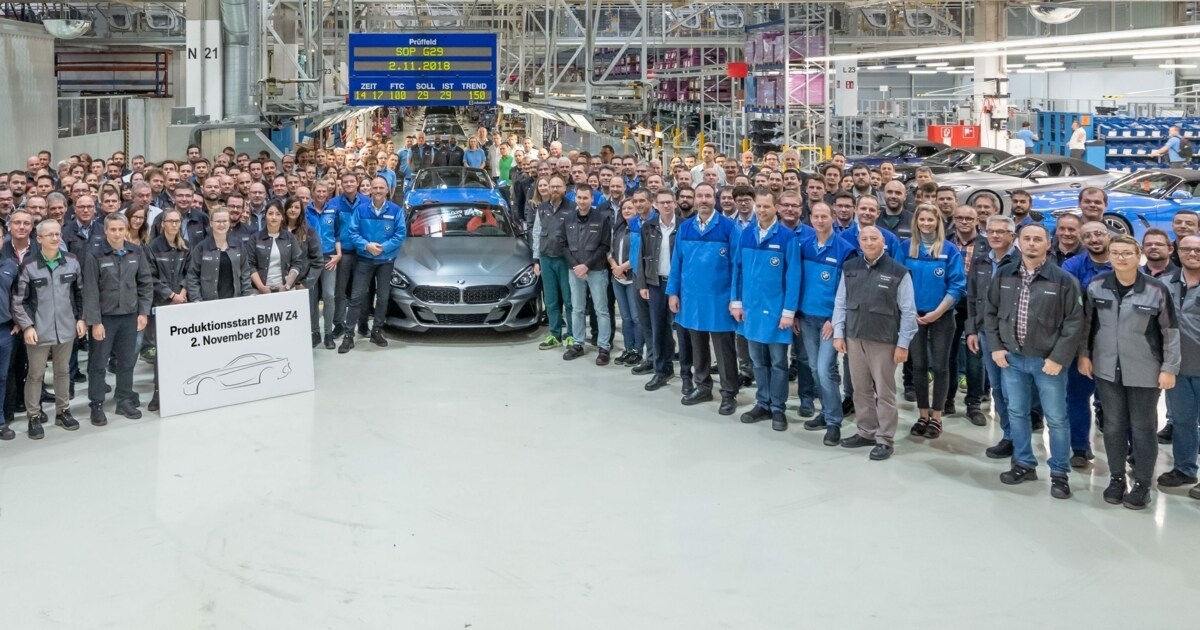 Produktionsstart - Erster BMW Z4 lief bei Magna in Graz