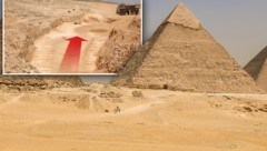 (Bild: AFP, Egyptian Ministry of Antiquities, krone.at-Grafik)