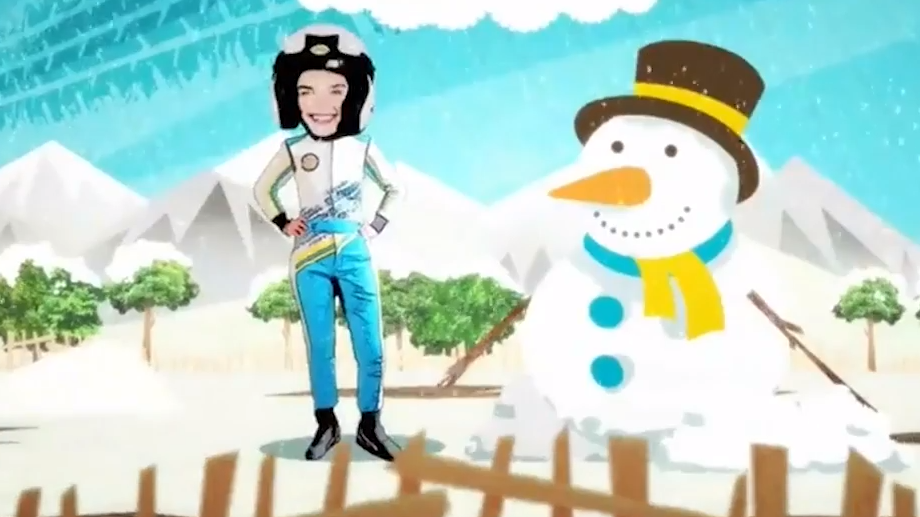 In dieser Szene sorgte Munnings mit der Bezeichnung „Schneemensch“ für reichlich Aufregung. (Bild: BBC)