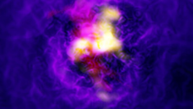 (Bild: ALMA/Tremblay et al.; NRAO/AUI/NSF, B. Saxton; NASA/Chandra; ESO/VLT)