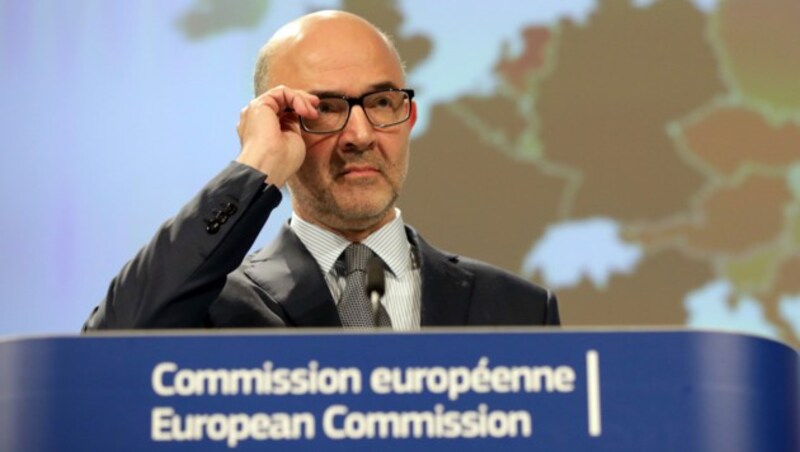 EU-Wirtschafts- und -Währungskommissar Pierre Moscovici (Bild: ASSOCIATED PRESS)