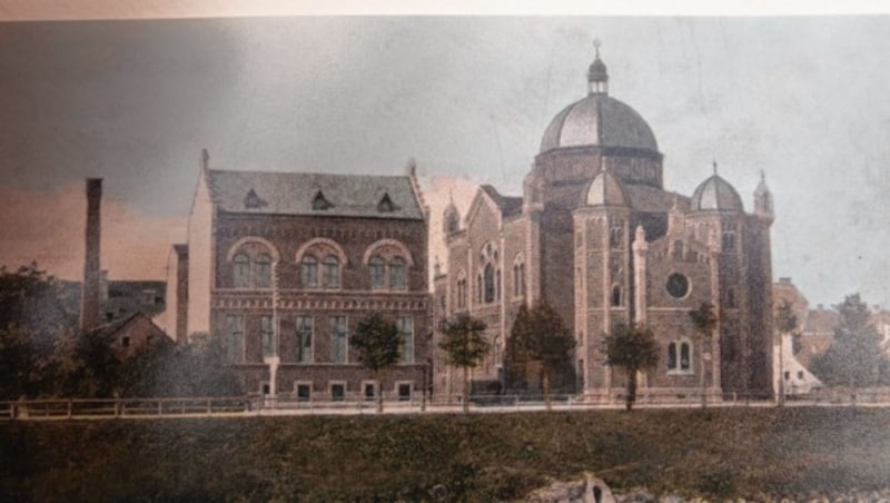 Die alte Grazer Synagoge am rechten Murufer wurde 1890 bis 1892 errichtet. (Bild: © Elmar Gubisch)