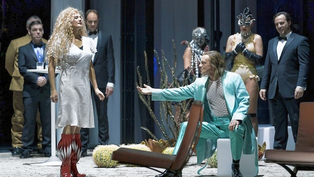 Johanni van Oostrum und Manuel von Senden in der „Salome“ an der Grazer Oper (Bild: Werner Kmetitsch)