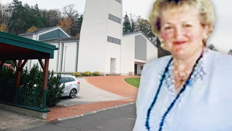 Angehörige trauerten in der Rohrbacher Kirche um Elfriede T. (Bild: Christian Schulter, krone.at-Grafik)