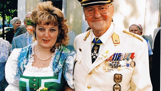 Alfred Nagl bei seiner Hochzeit mit Dr. Ingrid Schramm (Bild: Ingrid Schramm)