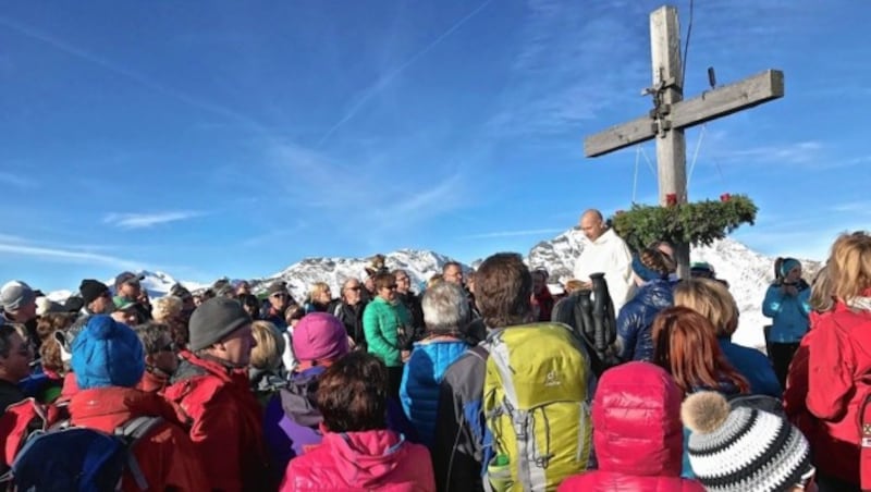 Bergandacht auf dem Stubeck (Bild: Hannes Wallner)