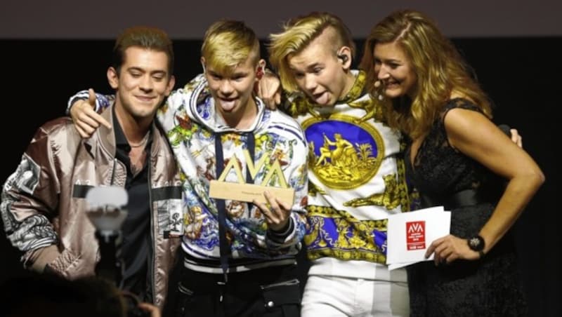 Daniele Negroni und Marcus & Martinus (Bild: Reinhard Holl)