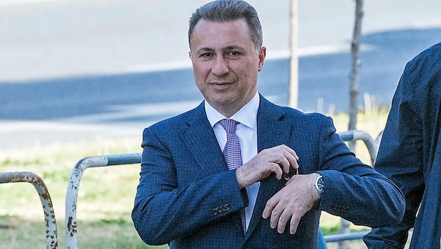 Nikola Gruevski floh nach Ungarn. (Bild: APA/AFP/Robert ATANASOVSKI)