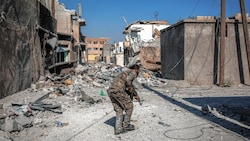Viele syrische Orte wurden im jahrelangem Bürgerkrieg schwer in Mitleidenschaft gezogen, Hunderttausende Zivilisten kamen ums Leben. (Bild: Morukc Umnaber / dpa / picturedesk.com)