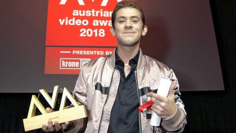 Der deutsch-italienische Sänger Daniele Negroni war großer AVA-Abräumer in der Kategorie „Bestes Musik-Format“. (Bild: Klemens Groh)