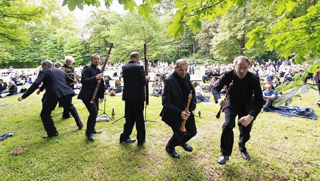 Picknick-Konzerte der styriarte im Schloss Eggenberg (Bild: Werner Kmetitsch)