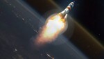 Sojus-Rakete auf dem Weg zur ISS (Bild: YouTube.com, stock.adobe.com, krone.at-Grafik)