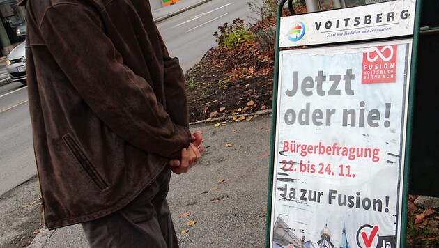 „Jetzt oder nie!“ Die Bärnbacher zeigten der geplanten Fusion mit Voitsberg dennoch die kalte Schulter. (Bild: Jauschowetz Christian)