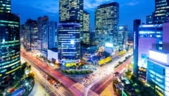 Der pulsierende Gangnam-Bezirk in Südkoreas Hauptstadt Seoul