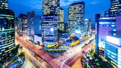 Der pulsierende Gangnam-Bezirk in Südkoreas Hauptstadt Seoul