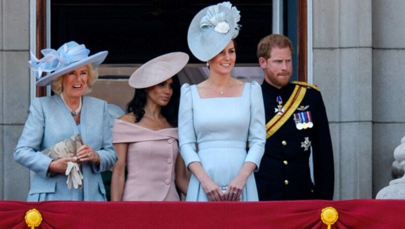 Herzogin Camilla, Herzogin Meghan, Herzogin Kate, Prinz Harry (Bild: www.PPS.at)