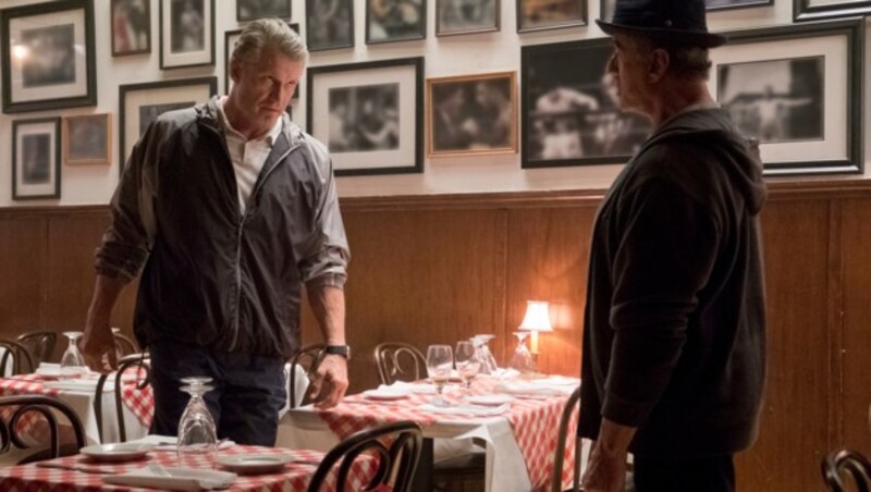 Dolph Lundgren und Sylvester Stallone in „Creed II“ (Bild: Metro-Goldwyn-Mayer)