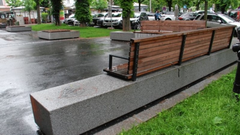 Bestehende Schutzbauten auf dem Geidorfplatz fallen den allermeisten Grazern gar nicht auf. (Bild: Jauschowetz Christian)