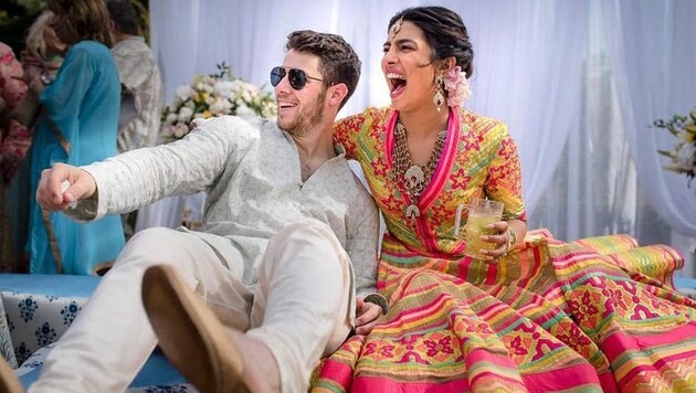 Drei Tage lang feiern Nick Jonas und Priyanka Chopra in Indien Traumhochzeit. (Bild: AP)