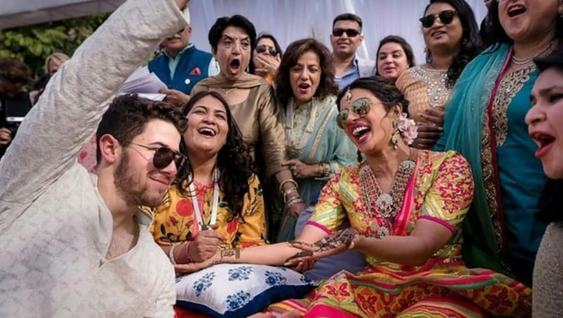 Gleich drei Tage feierten Nick Jonas und Priyanka Chopra in Indien Hochzeit. (Bild: AFP or licensors)