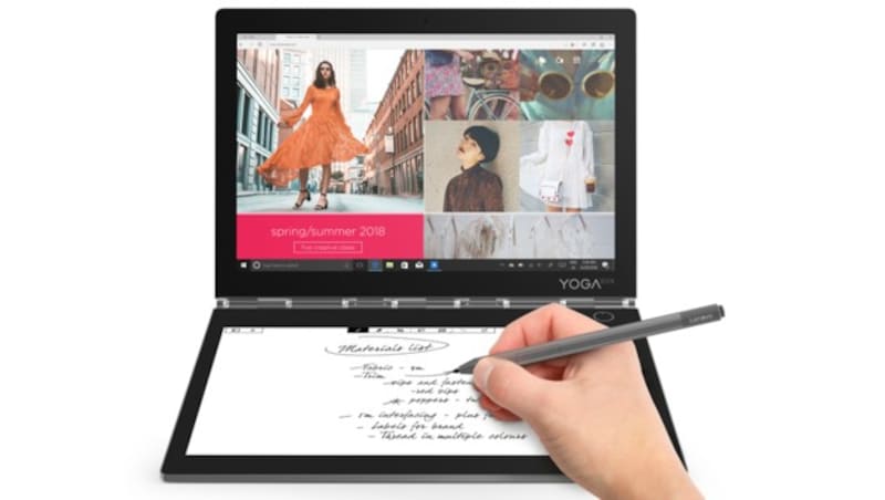 Bei der Handschrifteingabe gibt es noch Nachholbedarf. Momentan können handschriftliche Notizen nur als Bild in Windows importiert werden. (Bild: Lenovo)