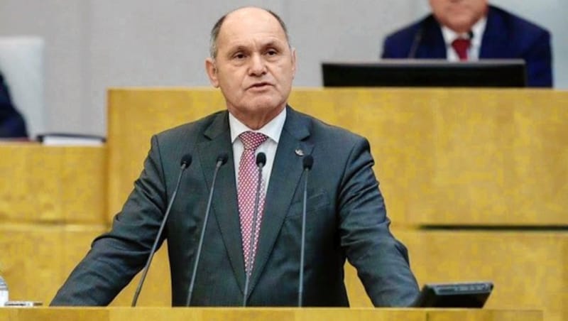 Wolfgang Sobotka bei seiner Rede vor dem Plenum der Staatsduma (Bild: www.duma.gov.ru)